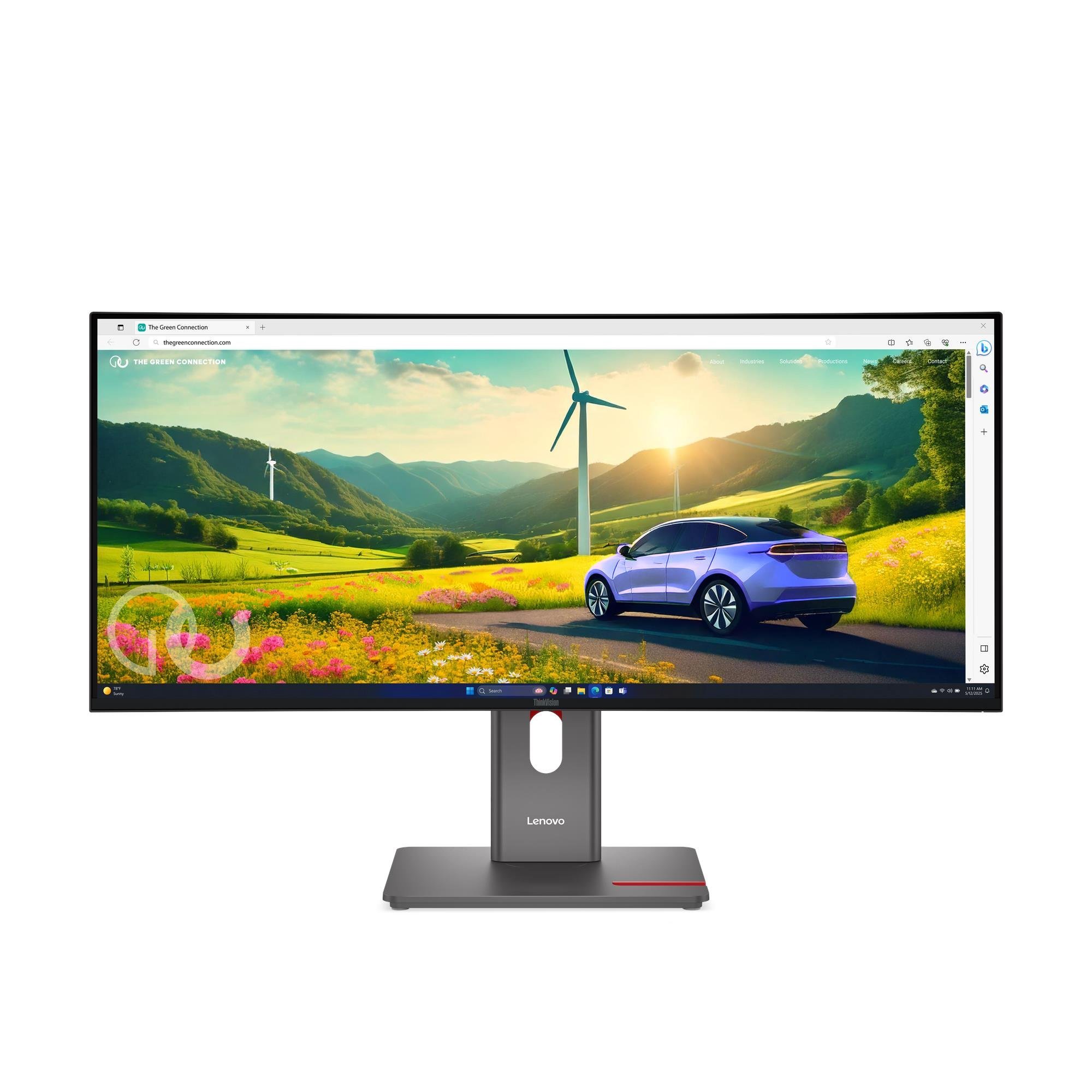 Monitor Lenovo ThinkVision P34WD-40, 34", 3440 x 1440, i zi