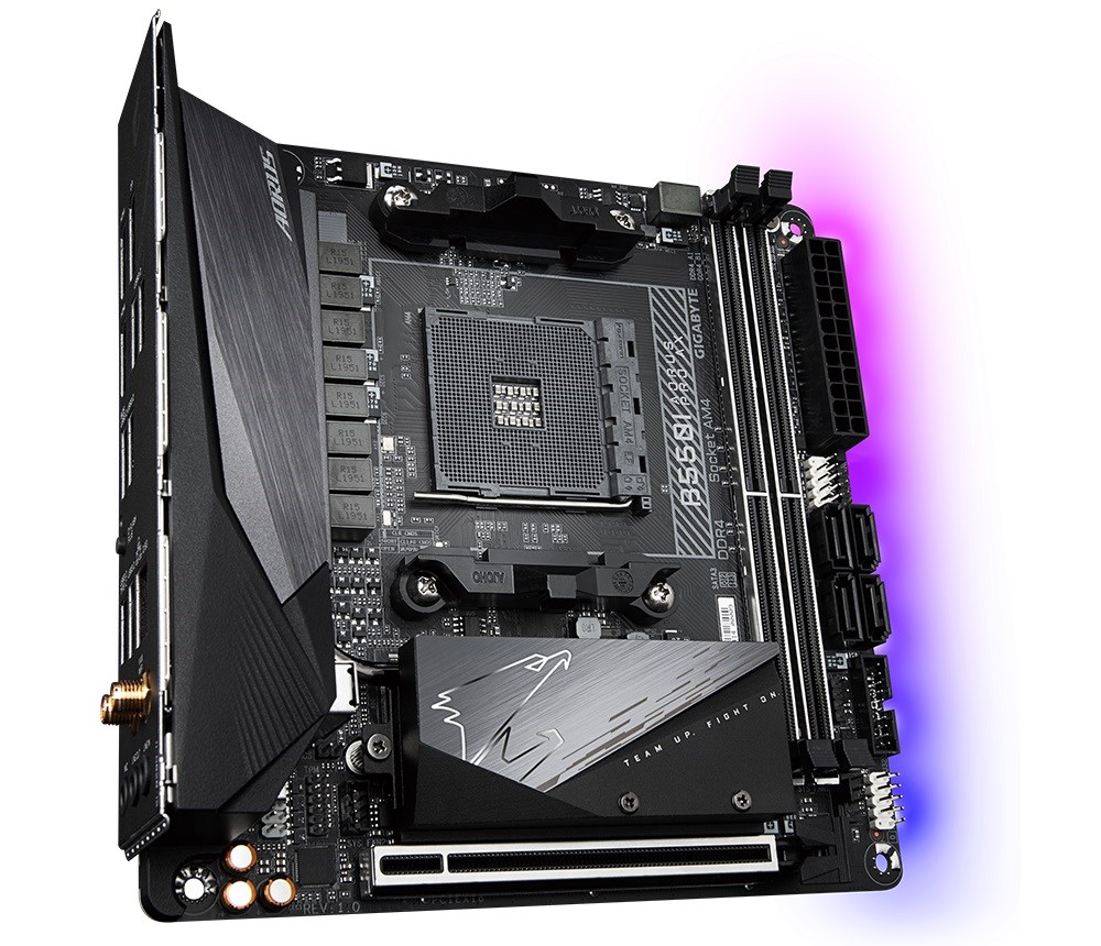Pllakë amë Gigabyte B550I AORUS PRO AX AMD B550 AM4 socket Mini-ITX