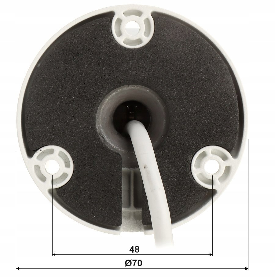 Kamerë sigurie Dahua IPC-HFW2249S-S-IL, 2MP, IP67, e bardhë