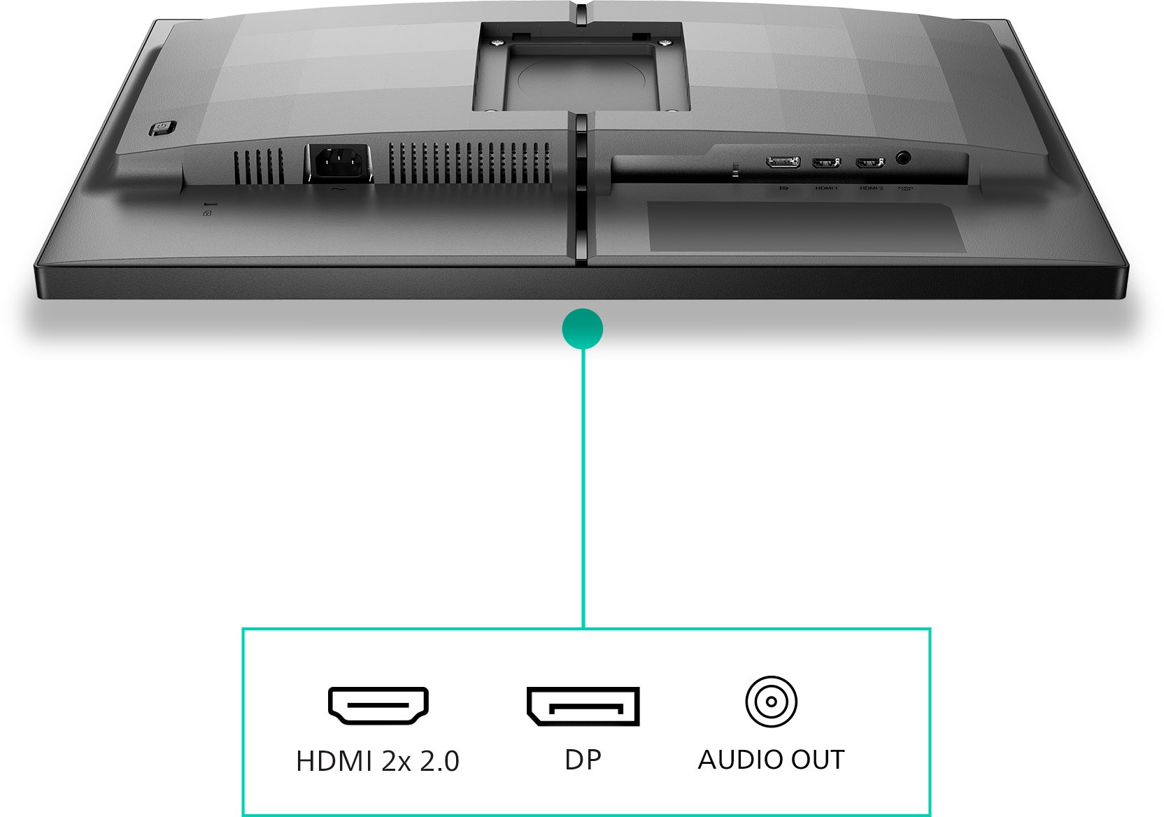 Monitor gaming 24.5", 300Hz, me rregullim lartësie, i zi