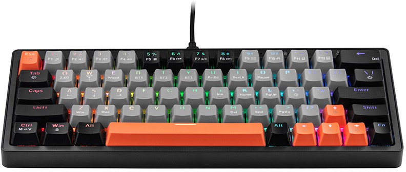 [OUTLET] Tastierë mekanike Gaming Tracer GAMEZONE EVO1, USB, RGB, e hirtë e errët