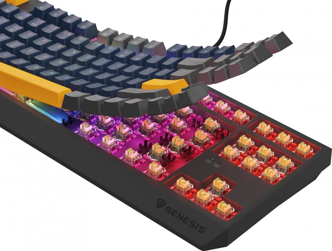 Механичка тастатура Genesis Thor 230 TKL, Outemu Panda, RGB, црна