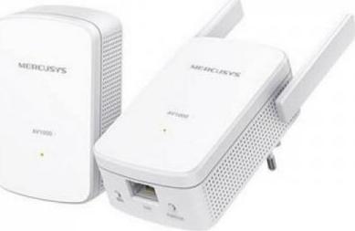 Adapter powerline Mercusys MP510, 1000Mbps, port Gigabit Ethernet, i bardhë