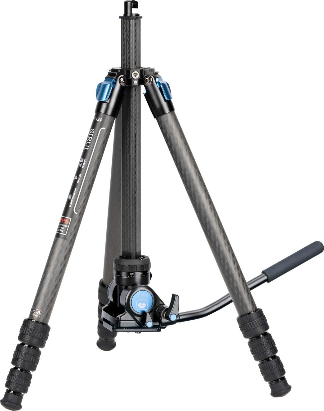 Tripod video Sirui ST-124 VA-5, karbon, 158 cm, i zi