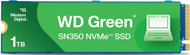 Disk SSD WD Green SN350, 1TB, M.2 2280 PCI-E x4 Gen3 NVMe