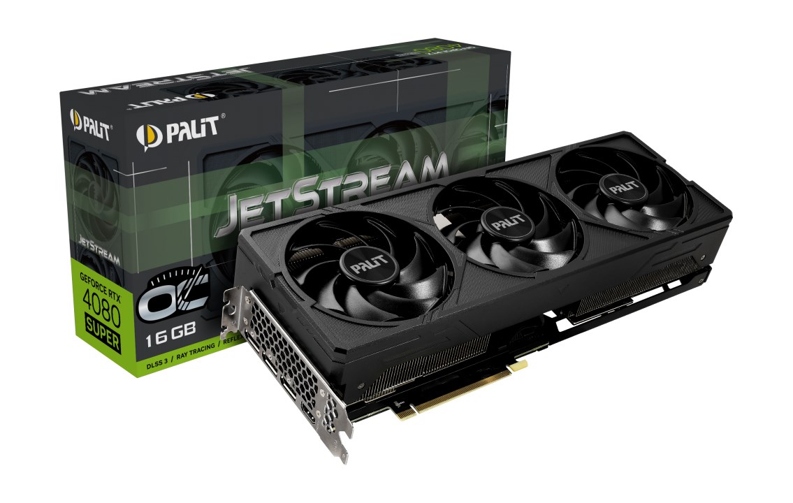 Kartë grafike PALiT NVIDIA GeForce RTX 4080 SUPER, 16 GB GDDR6X, NED408SS19T2-1032J