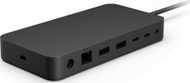 Adaptues Microsoft Surface Thunderbolt 4, shumë porta, mbështetje deri 2 monitorë 4K, i zi