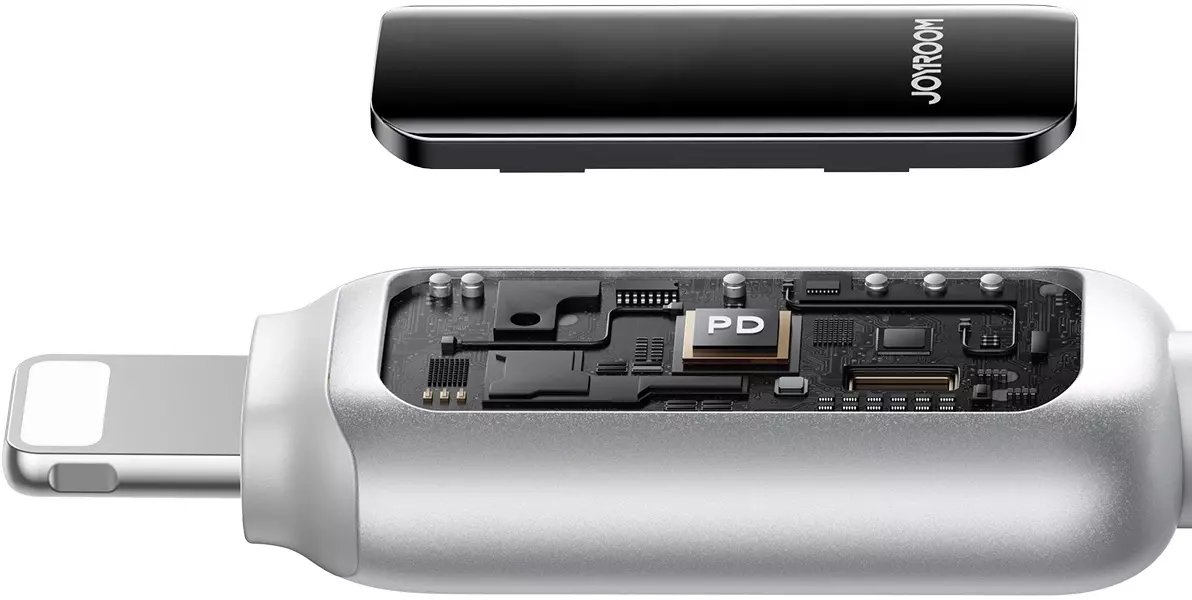 Kabllo USB Joyroom S-CL020A, USB A në Lightning, 3A, 1.2m, e bardhë