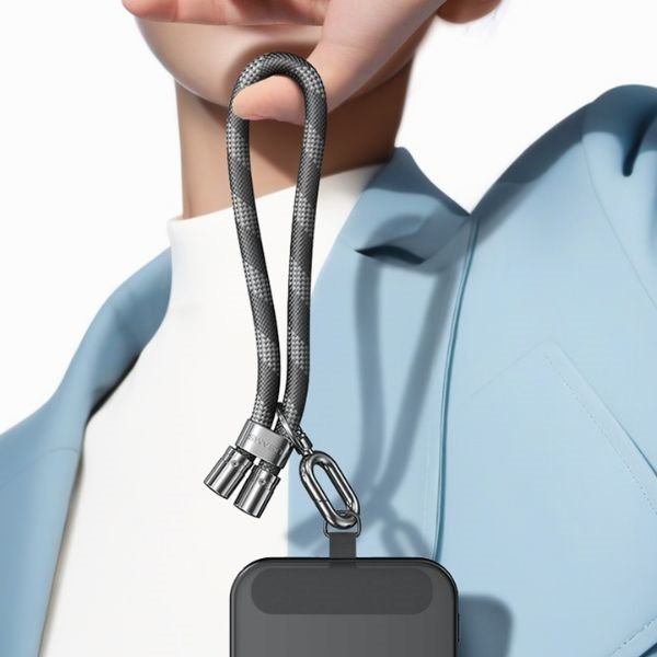 Rrip dore telefoni Usams US ZB317, universal, 34cm, gri e errët