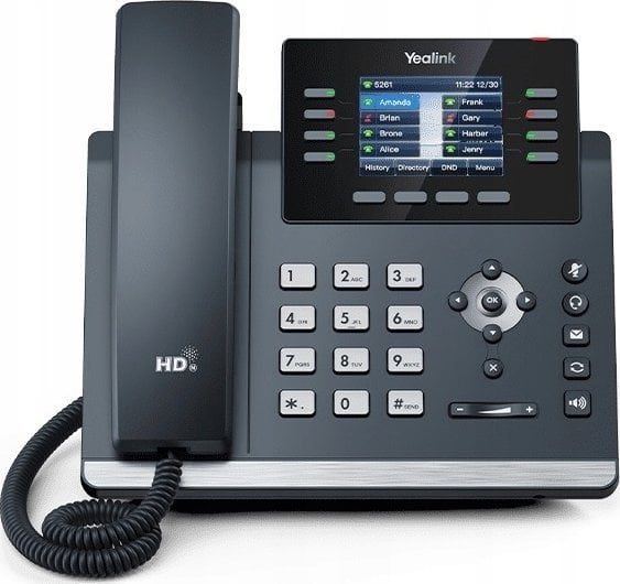Telefon IP Yealink SIP T73W, profesional, me valë, i zi
