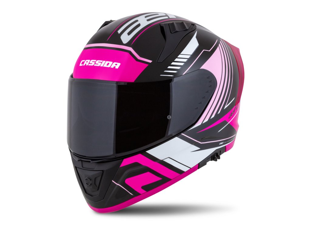 Helmë moto Cassida Aero Drome 1870, full face, polikarbonat, e zezë