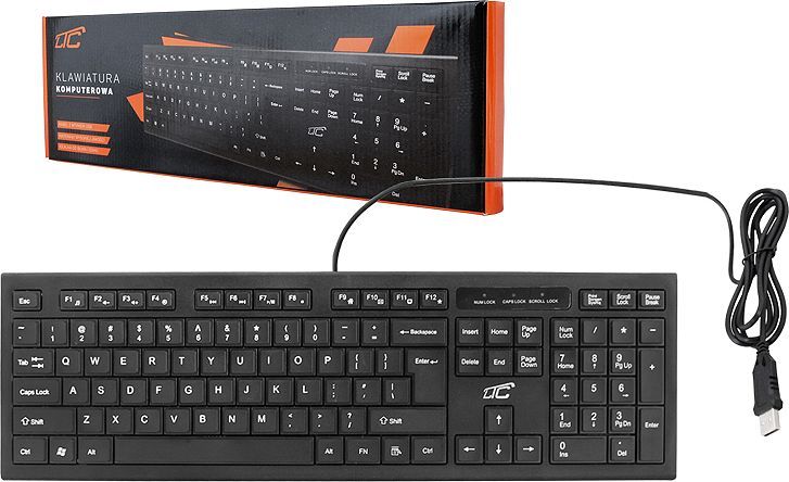 Tastierë LTC LXKM202, UK, e zezë