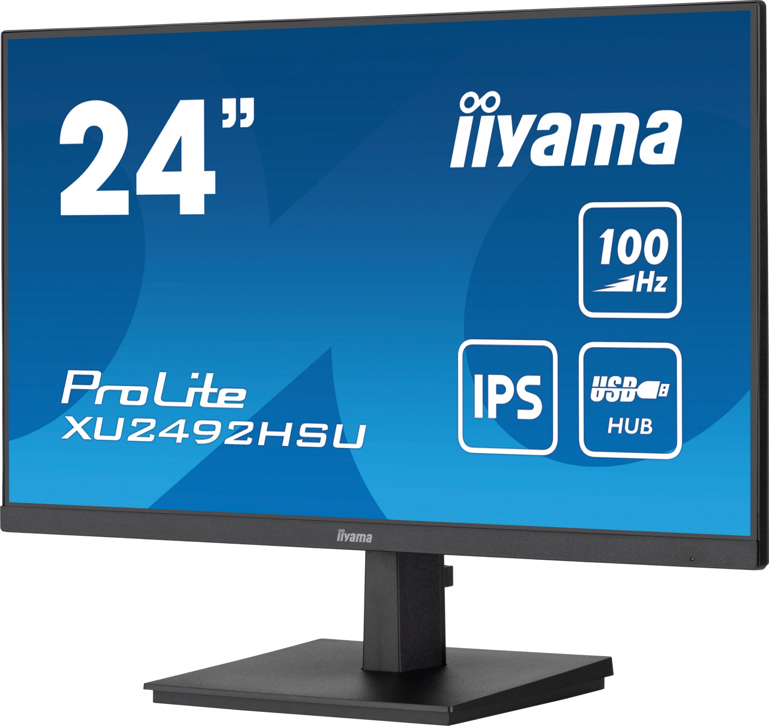 Монитор iiyama ProLite XU2492HSU-B6, 24", 100Hz, Full HD, црн