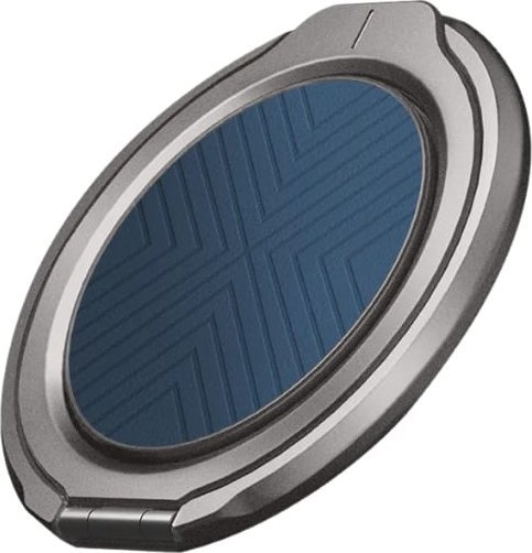 Магнетен држач за телефон Uniq GripFit 360, со потпирач, 360°, сина