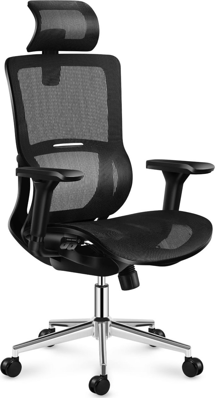 Karrige zyre Mark Adler Expert 6.2, ergonomike, najlon mesh, e zezë