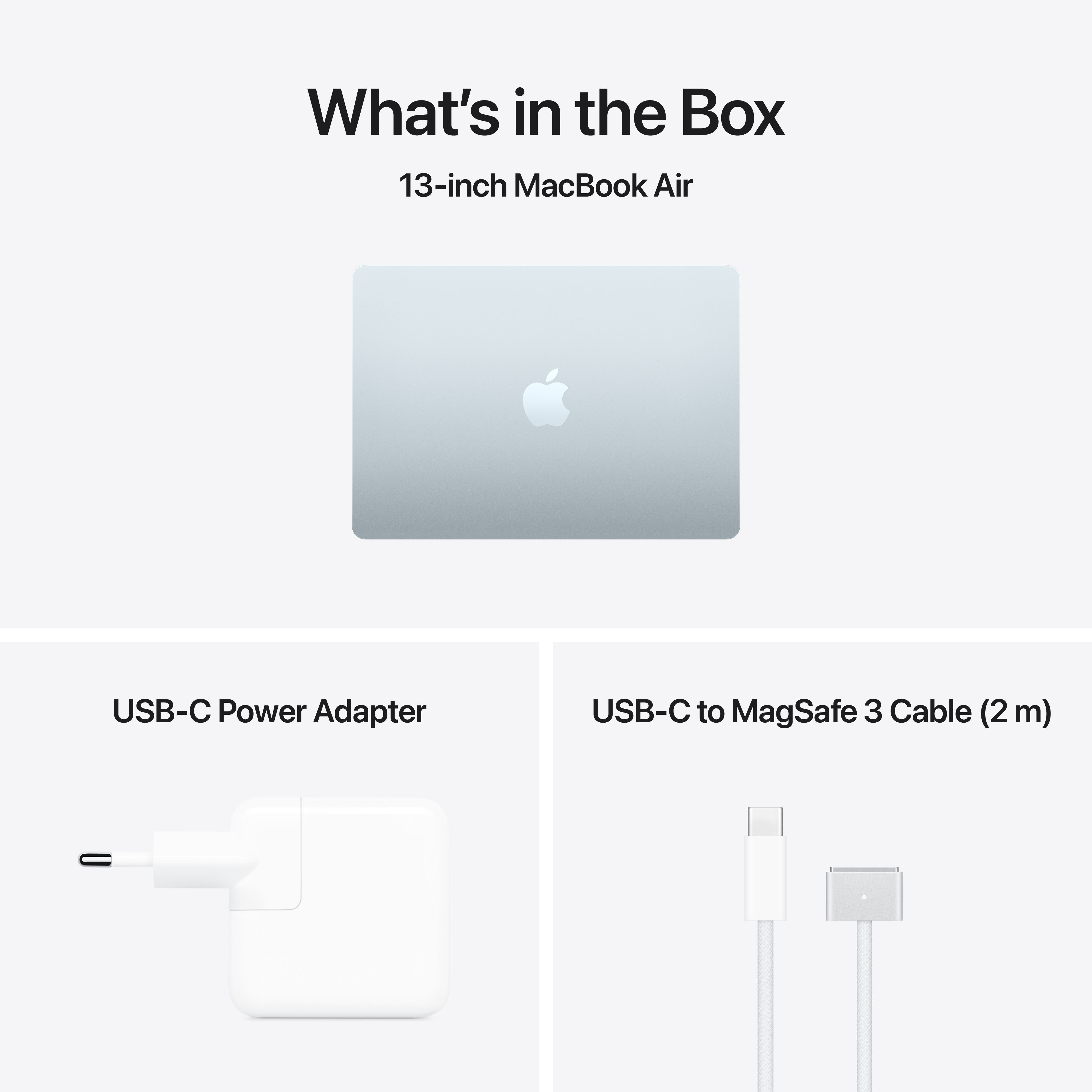 Apple Macbook Air, 13.6", M5 10-core, 16GB, 512GB, 8-core GPU, Sky Blue