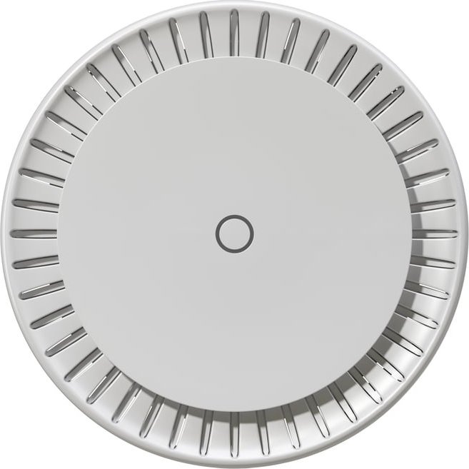 Access point за таван MikroTik cAP ax cAPGi-5HaxD2HaxD, Wi‑Fi 6 dual band, PoE in out, бел