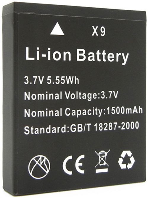 Bateri kamerë Easypix Aquapix W3048, 3.7V, 1500mAh, e zezë