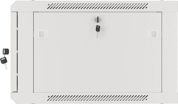 Ѕиден мрежен кабинет Lanberg WF01-6606-00S, 19" 6U, оптоварување 60kg, сив