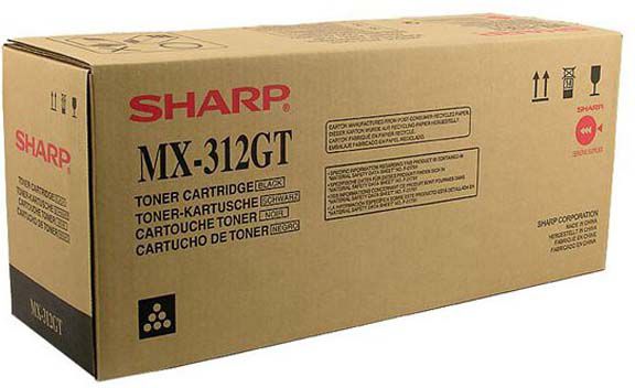 Ngjyrë Sharp MX-312GT, e zezë