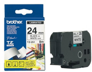 Shirit për printer Brother TZE-251, bardhë / zi