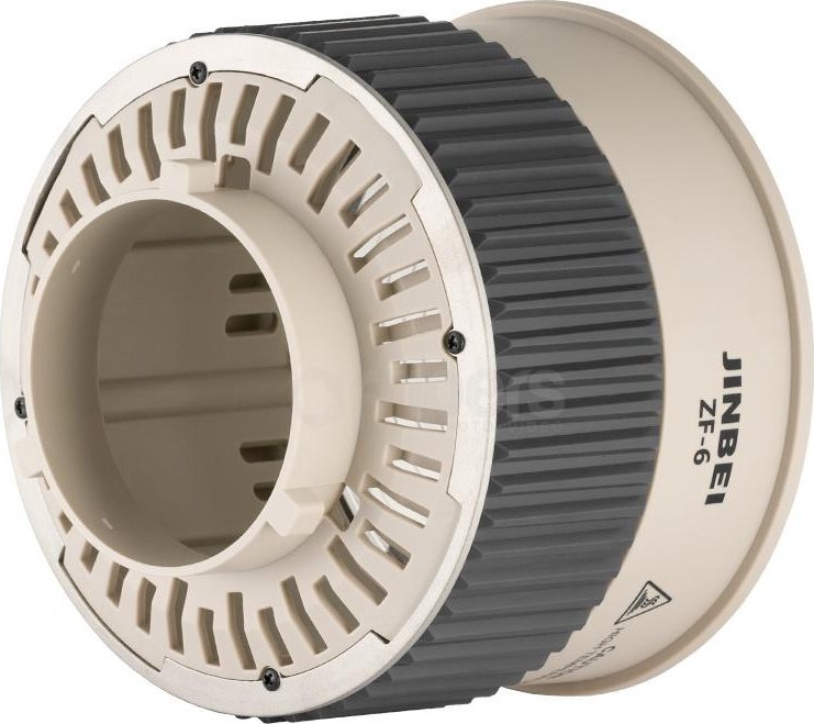 Modifikues drite Jinbei EF-ZF6 Optical Snoot, lentë Fresnel, mount Bowens, i zi