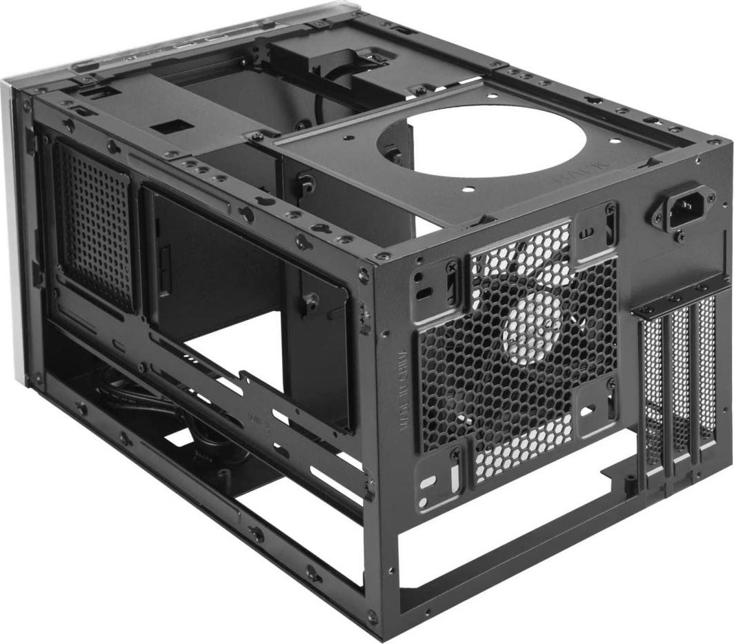 Kasë SilverStone Sugo 15, e argjendtë, Micro Tower