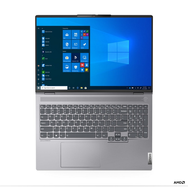 Laptop Lenovo ThinkBook 16p G2 ACH, 16", AMD Ryzen 7, 16GB RAM, 1TB SSD, AMD Radeon Graphics, i hirtë