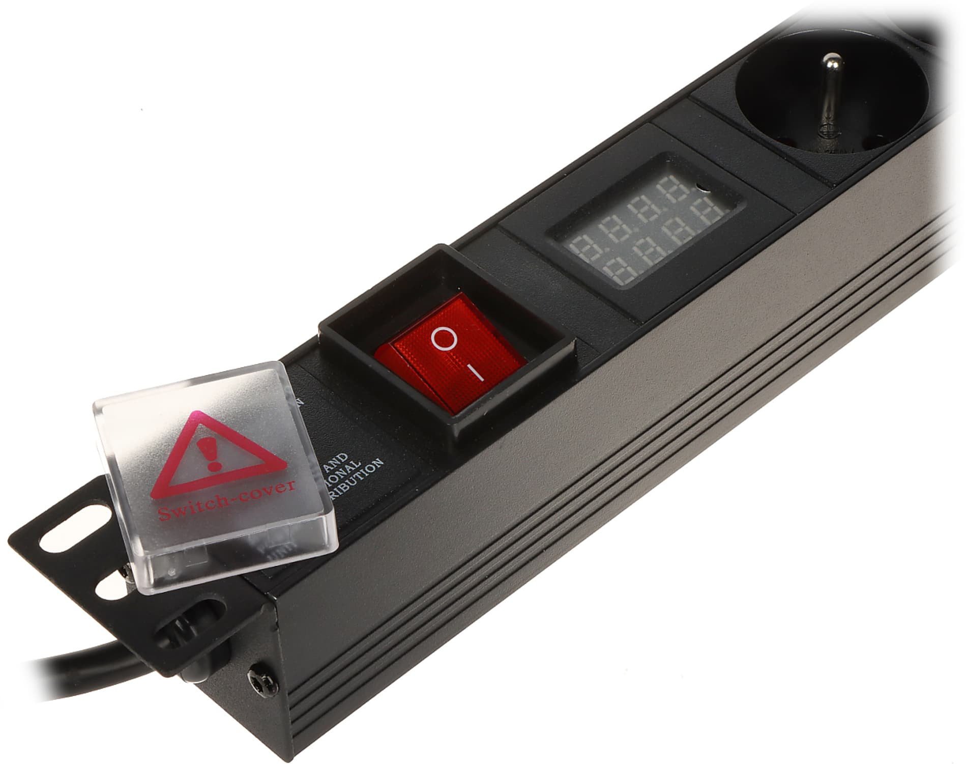 Zgjatues elektrik Voltage PD-6 R VA, 6 porta, mbrojtje nga mbingarkesa, i bardhë