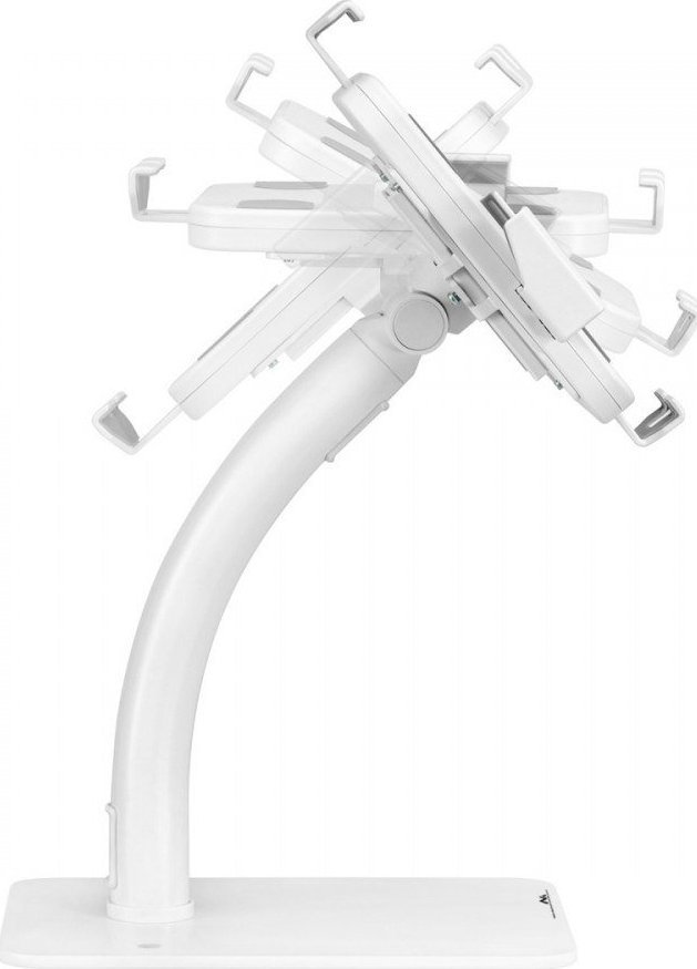 Mbajtëse muri dhe tavoline për tablet Maclean MC-468W, 7.9-11", me kyç, e bardhë