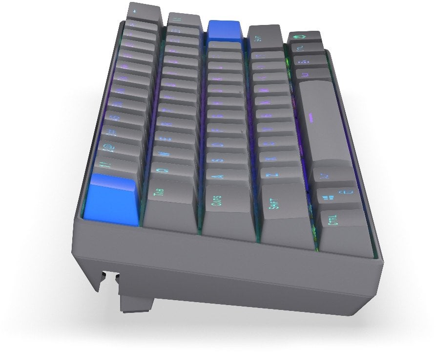 Tastierë mekanike Endorfy Thock V2 Compact Wireless, 60%, ARGB, sw Yellow, e zezë