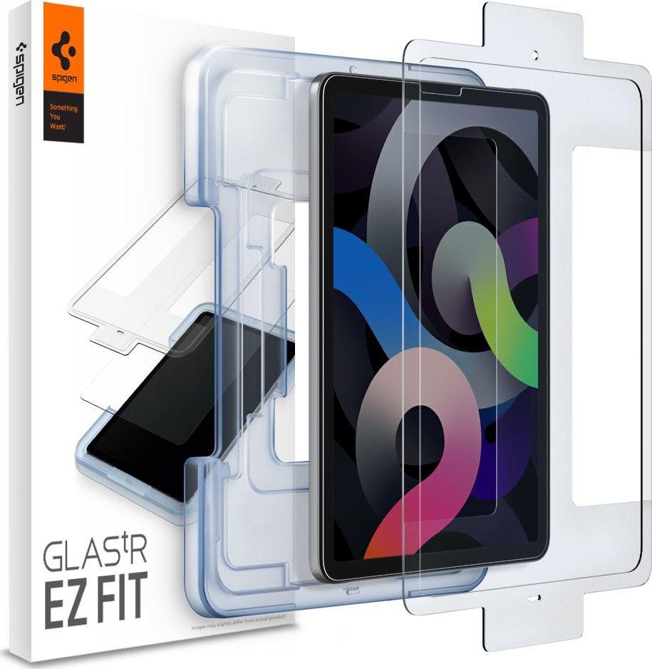 Заштитно стакло Spigen Glas.TR EZ Fit за iPad Air 4 2020, 0.2mm, цврстина 9H, транспарентно