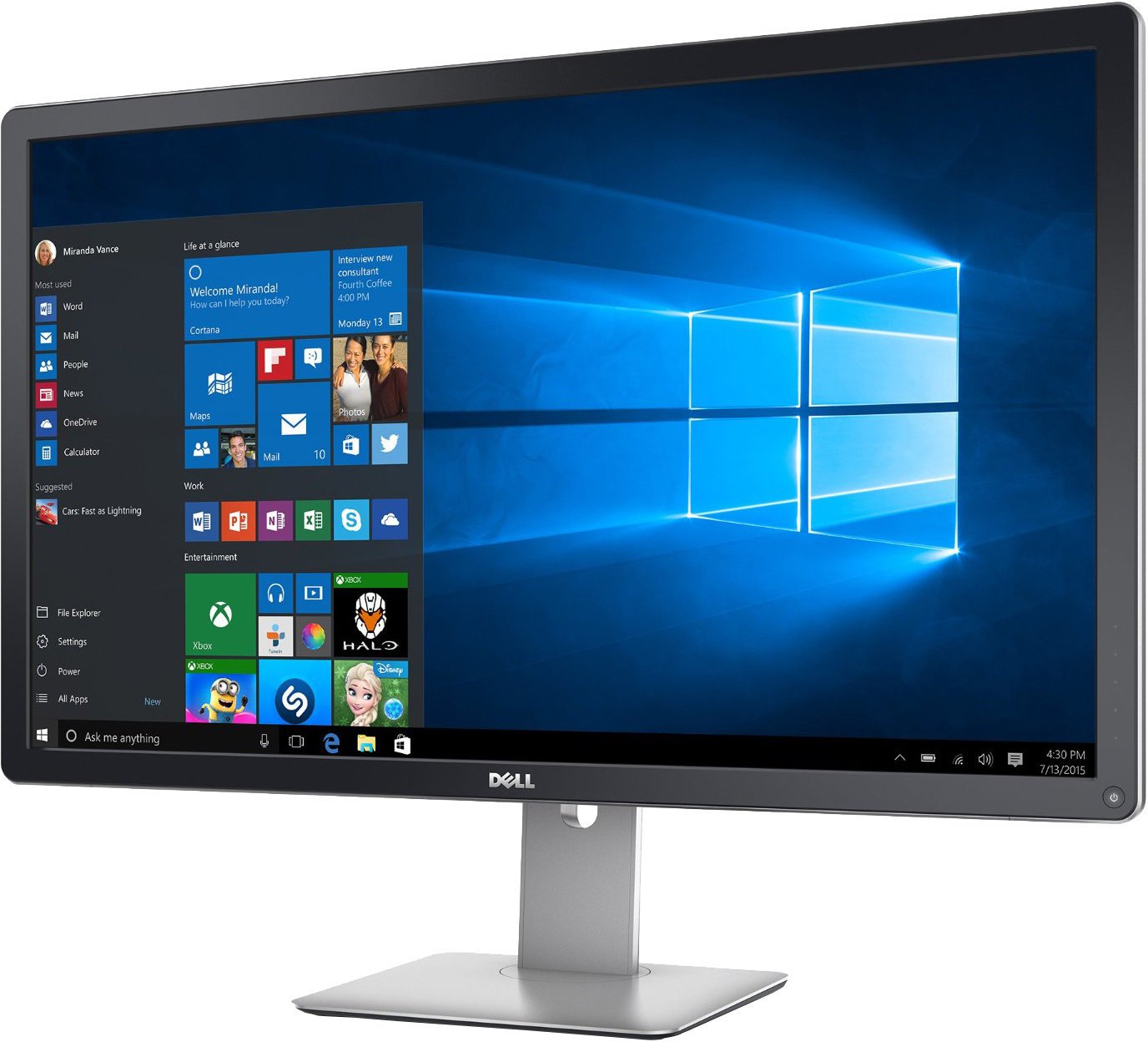 Monitor Dell UltraSharp UP3216Q, 31,5", IPS, 4K UHD, i zi/i argjendtë
