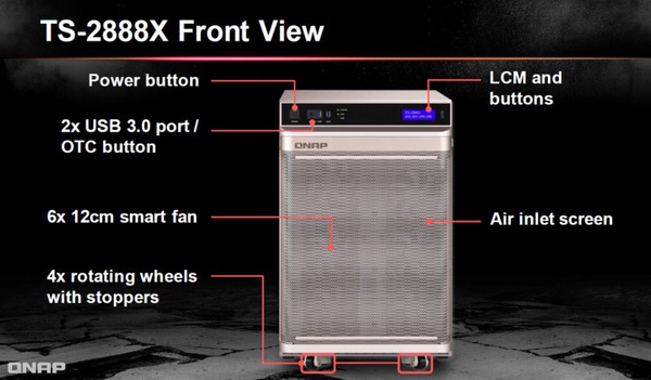Server QNAP TS-2888X-W2145-256G