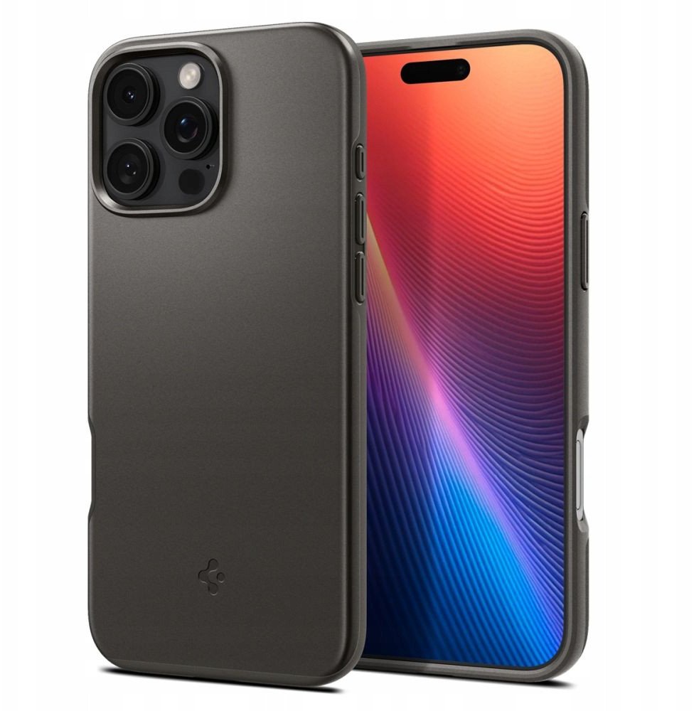 Kapak telefoni Spigen Thin Fit MagSafe, për iPhone 17 Pro Max, gunmetal gri