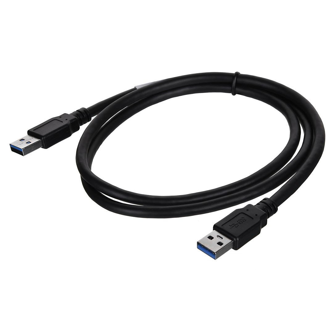 Kabllo Lanberg, USB-A / USB-A, 1 m, e zezë
