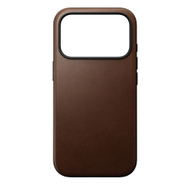 Mbrojtëse telefoni Nomad Modern Leather për iPhone 17 Pro, lëkurë natyrale, kafe