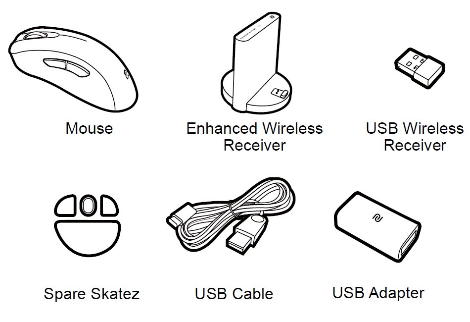 Maus Zowie EC2-CW, Wireless, i zi
