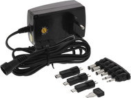Adapter karikues Nordic Quality AC/DC, 3V 12V, 27W, i zi