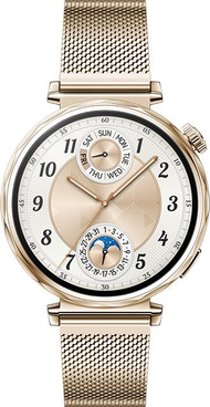 Smartwatch Huawei Watch GT 5, 41mm, byzylyk Milanese, ngjyrë ari