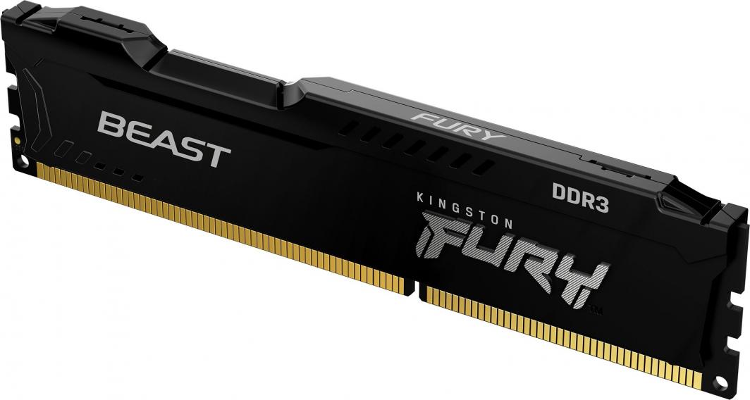Memorie Kingston Fury Beast, DDR3, 8 GB, 1866 MHz, CL10, KF318C10BB/8