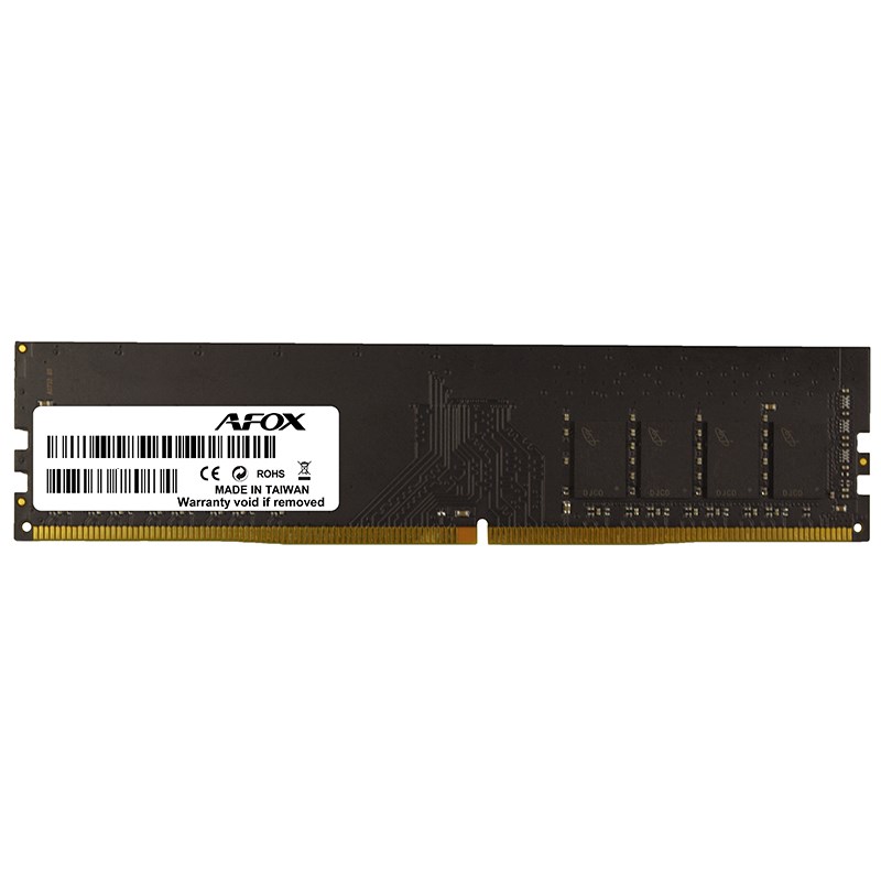 Memorie RAM Afox, 16GB, DDR4, 3200MHz, CL16, e zezë