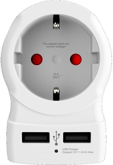 Karikues SKROSS  2x USB për përdorim në UK