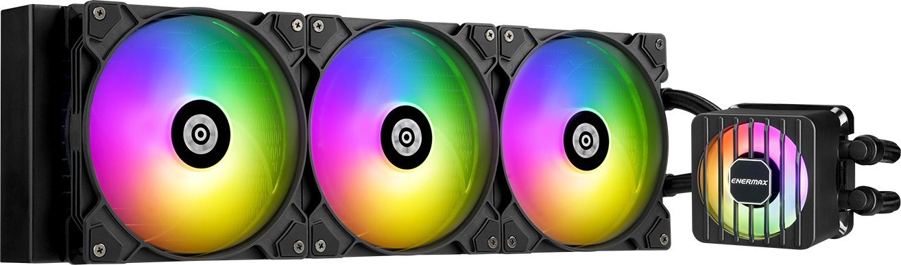 Ftohës uji për CPU Enermax LIQMAXFLO 420 ARGB, radiator 420mm, 3x 140mm, i zi