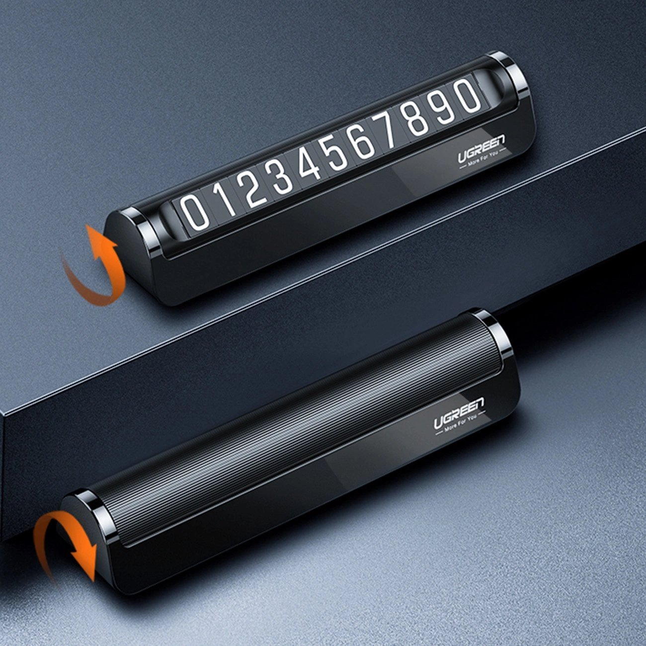 Pllakë parkimi Ugreen, për numër telefoni, për makinë, e zezë