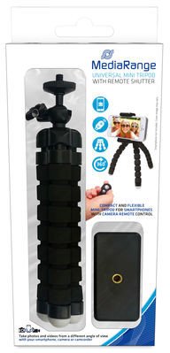 Tripod për telefon MediaRange MRMA205, 3 këmbë, i zi