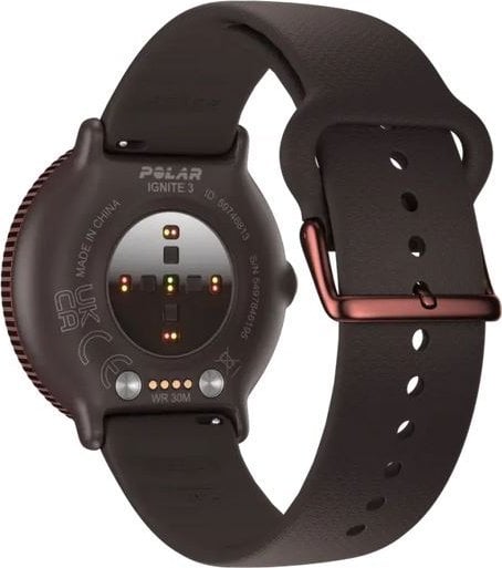 Ora sportive Polar Ignite 3 Titanium, GPS, ekran AMOLED, kafe