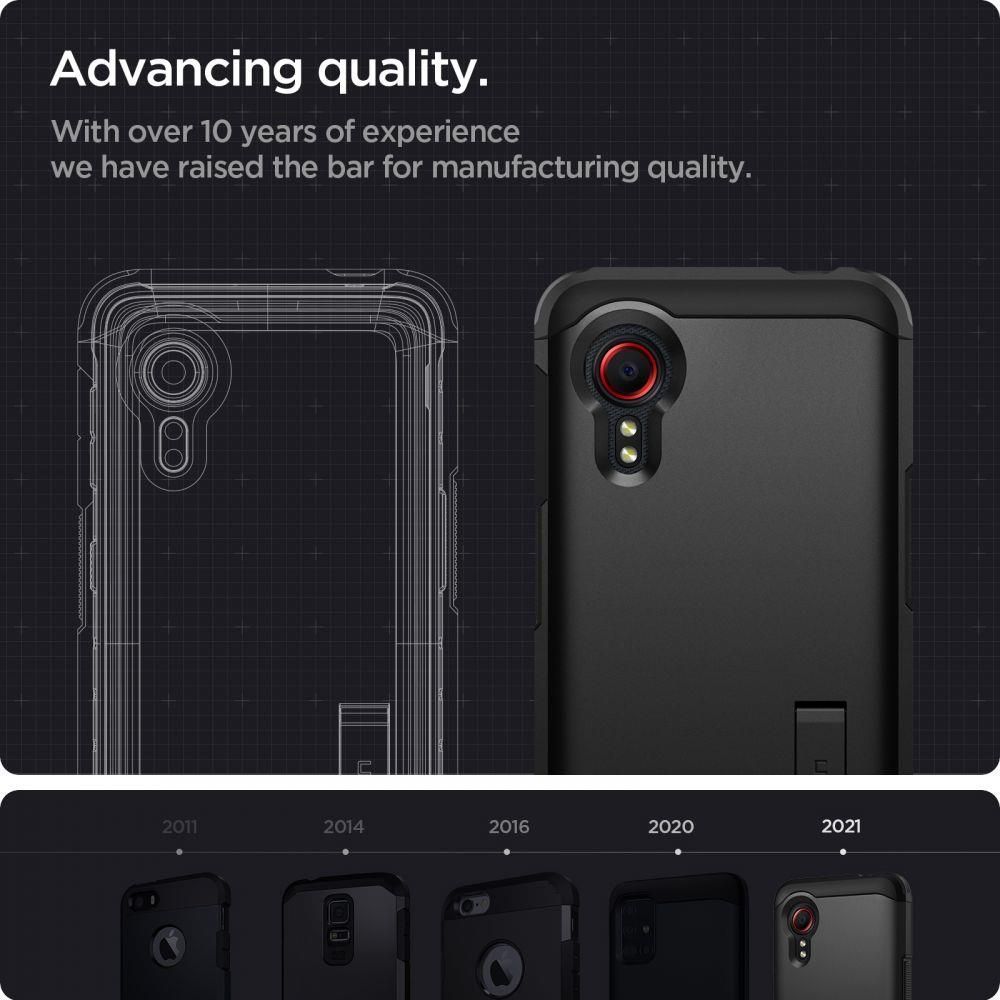 Mbrojtëse për telefon SPIGEN TOUGH ARMOR, GALAXY XCOVER 5, e zezë