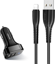 Karikues me kabllo Usams C13, 2x USB-A, 2.1 A