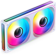 Кулер за куќиште Jonsbo ZB-240, 240mm, PWM ARGB, бел